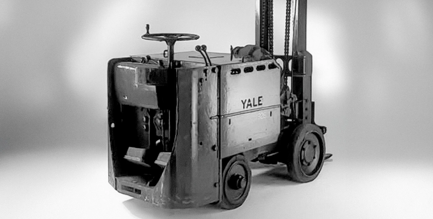 1920’s battery-powered low-lift platform truck.